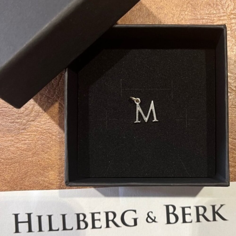 Hillberg and Berk Silver M charm